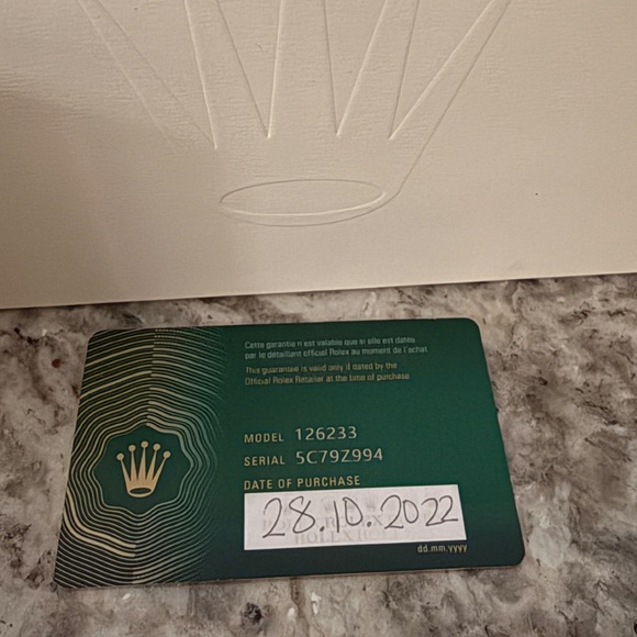 Authentic Rolex Datejust 126233 Gold and Silver Jubilee Bracelet Gold Bezel 2022 - Picture 14 of 15